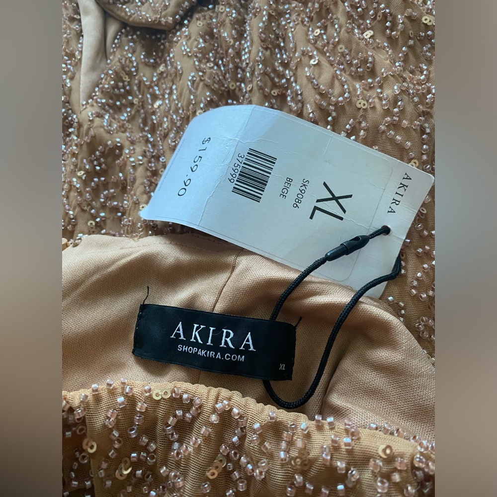 NWT EVENING DRESS STAR OF THE SHOW EMBELLISHED AKIRA MAXI DRESS size XL - Picture 13 of 16